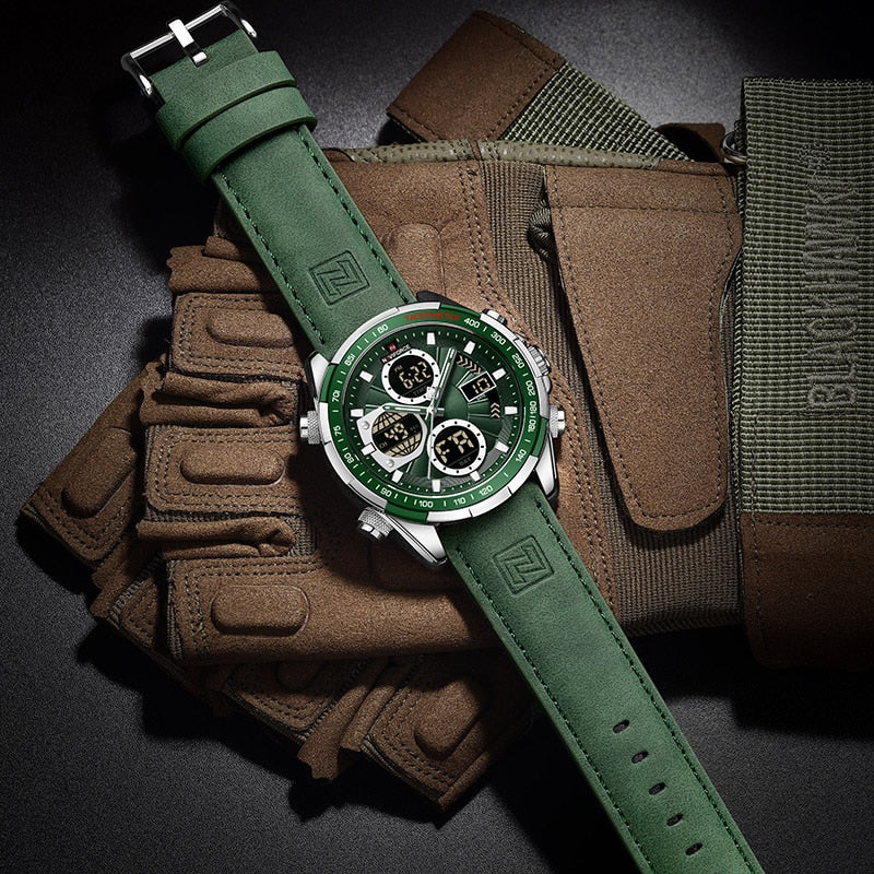 Relógio Navi Force / Pulseira em couro