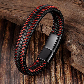 Pulseira masculina de couro Urban