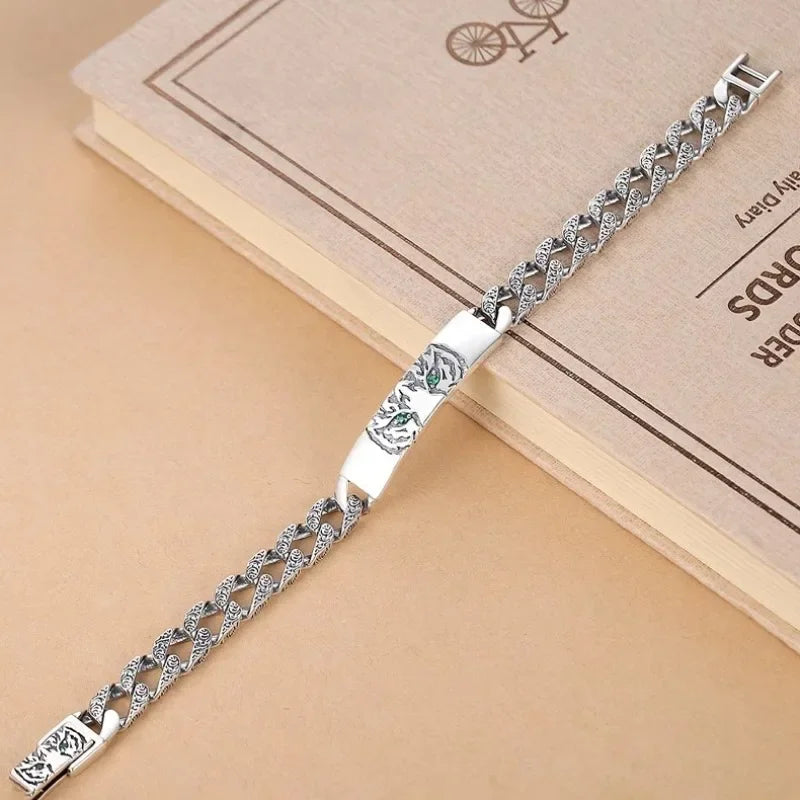 Pulseira Tigre Argênteo