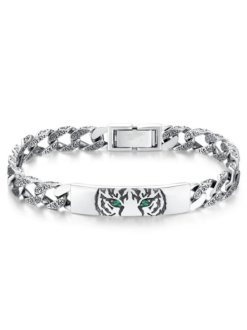 Pulseira Tigre Argênteo