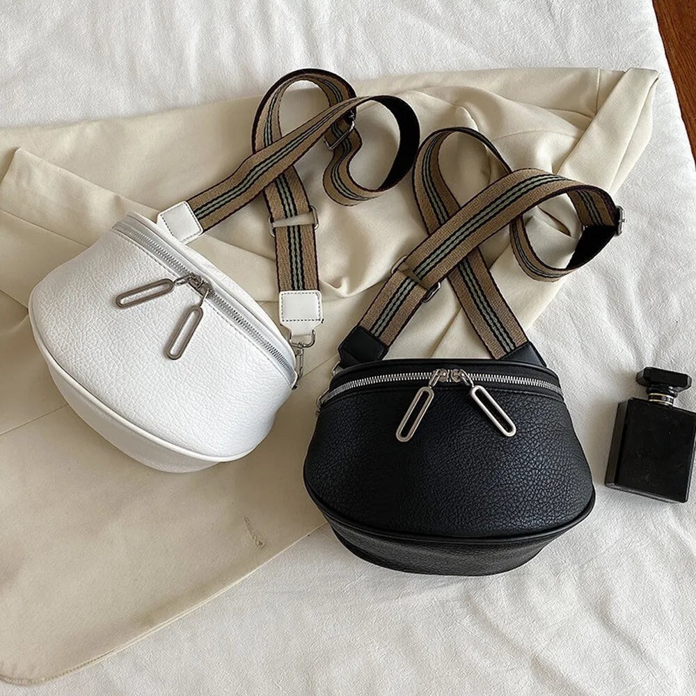 Bolsa Transversal em Couro -CLASSIC