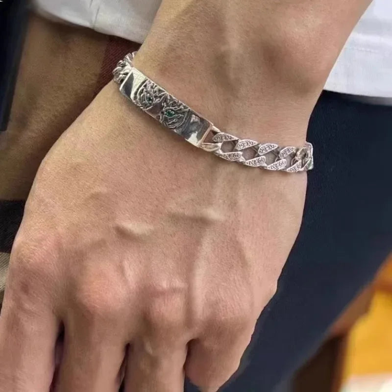 Pulseira Tigre Argênteo