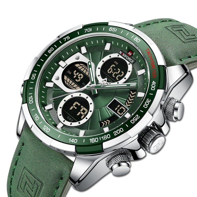 Relógio Navi Force / Pulseira em couro
