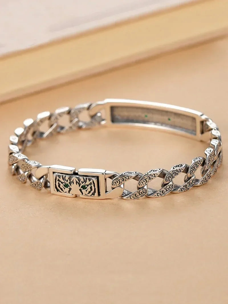 Pulseira Tigre Argênteo