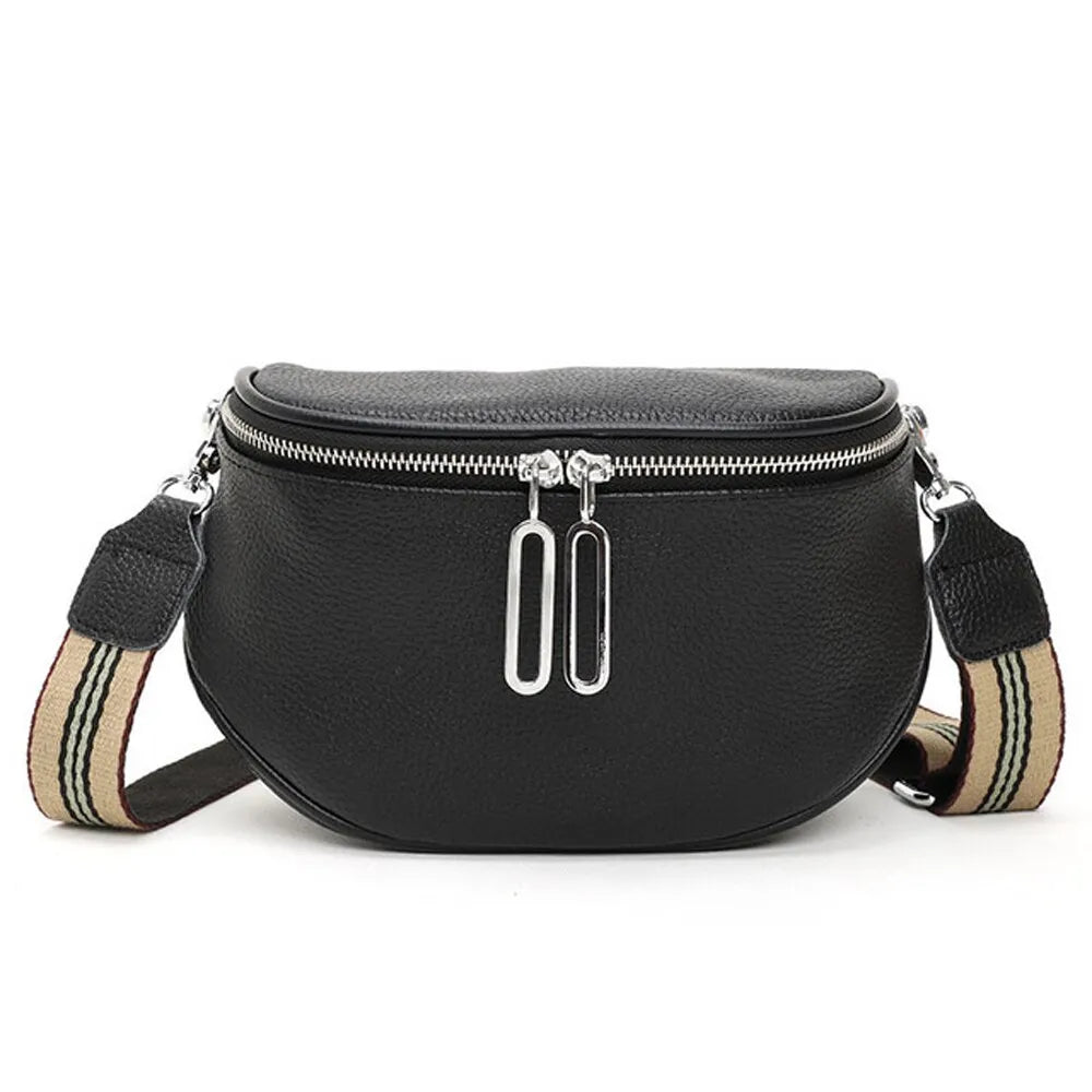 Bolsa Transversal em Couro -CLASSIC